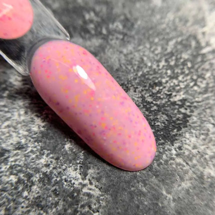 Luna Tutti Frutti Base №11 Pink with colorful decorative flakes 13ml