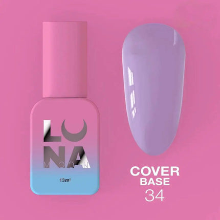 Luna Cover Base №34 Milky Lilac 13ml