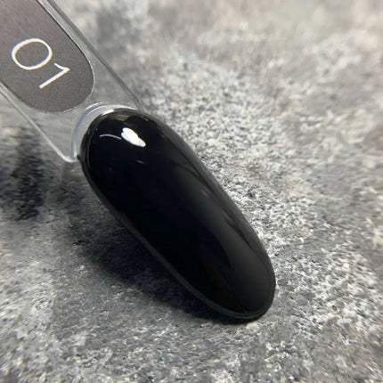 Esmalte en gel Luna №001 Color Negro 8ml
