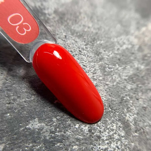 Luna Gel Polish №003 Сolor Classic Red 8ml