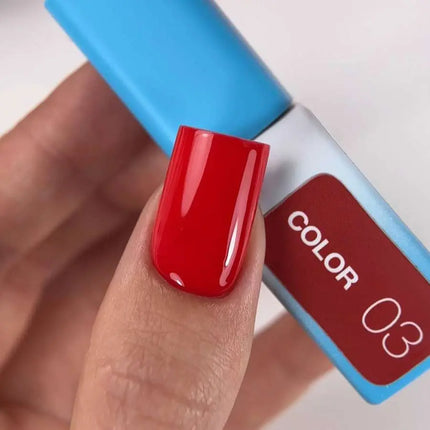 Esmalte de gel Luna №003 Color Classic Rojo 8ml