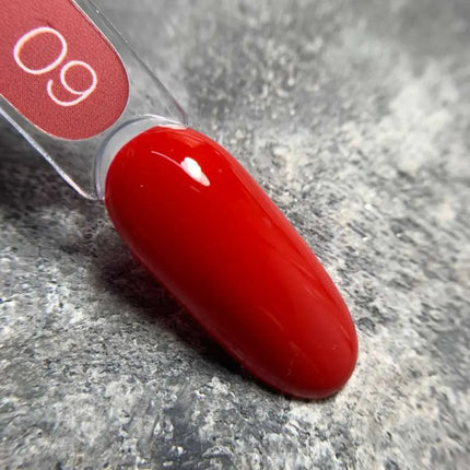 Esmalte en gel Luna Nº009 Color Rojo 8ml