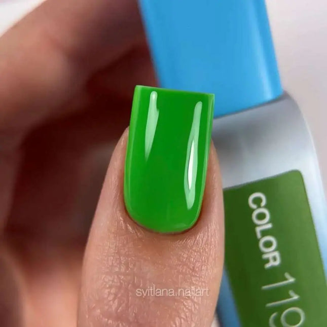 Esmalte en gel Luna Nº119 Color Verde Jugoso 13ml