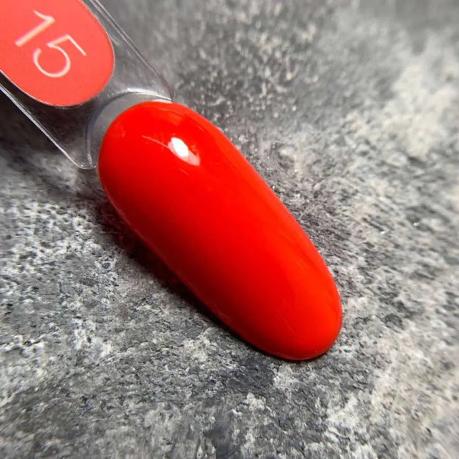 Luna Gel Polish №015 Color Red Orange 13ml