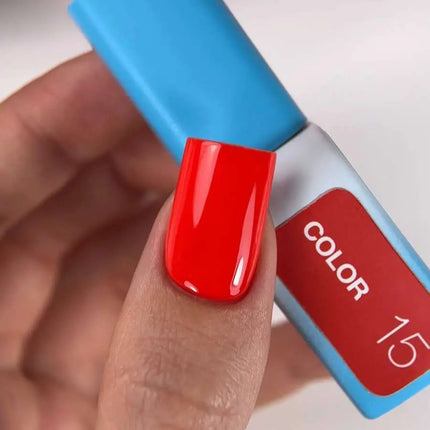 Luna Gel Polish №015 Color Red Orange 13ml