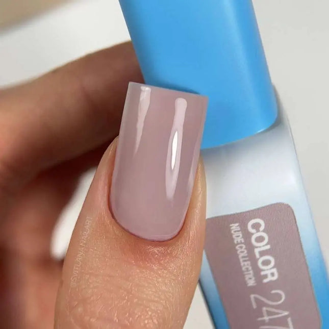 Esmalte en gel Luna Nº247 Color Piedra Marrón 13ml
