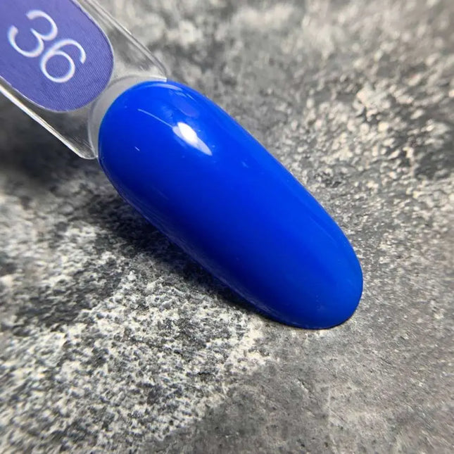 Esmalte en gel Luna Nº036 Color Azul Eléctrico 13ml