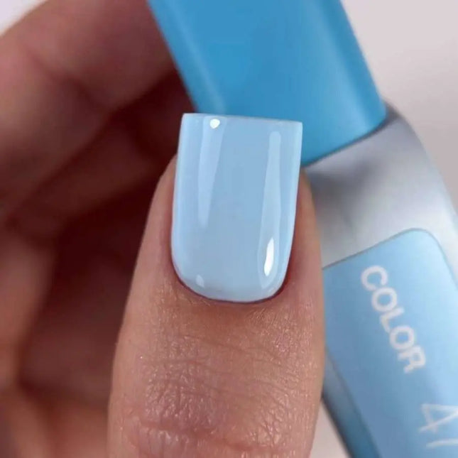 Esmalte en gel Luna Nº047 Color Azul Pastel 13ml