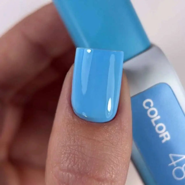 Esmalte en gel Luna Nº048 Color Azul Cielo 13ml