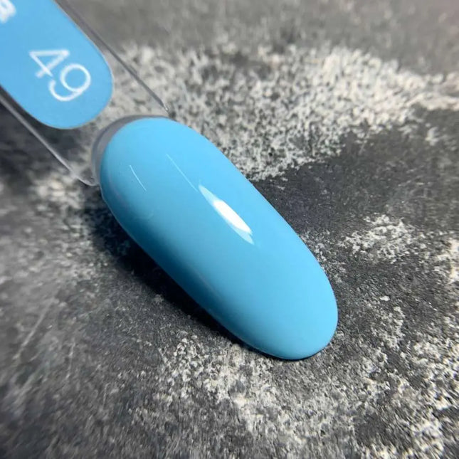 Esmalte en gel Luna Nº049 Color Azul Suave 8ml