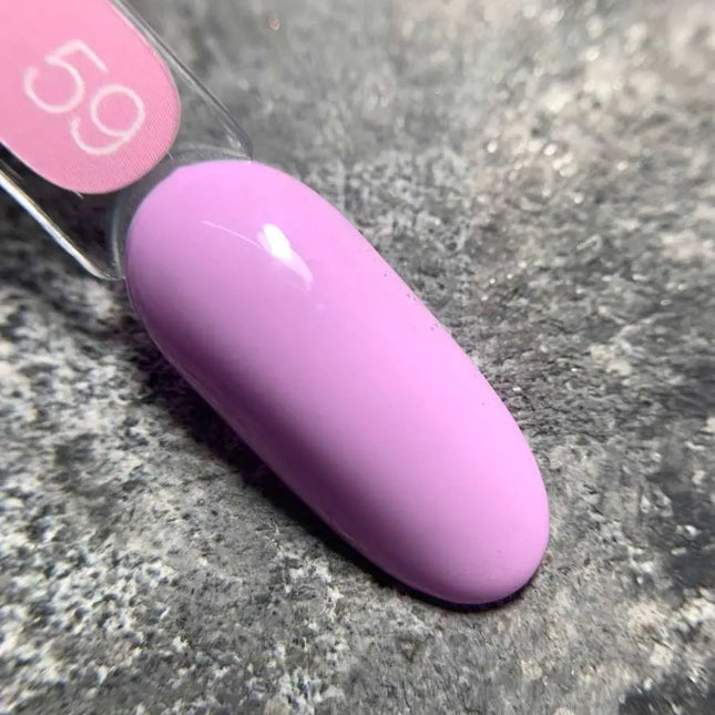 Esmalte en gel Luna Nº059 Color Lila Rosa 13ml