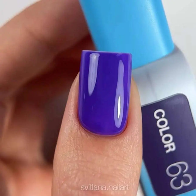 Esmalte en gel Luna Nº063 Color Índigo 13ml
