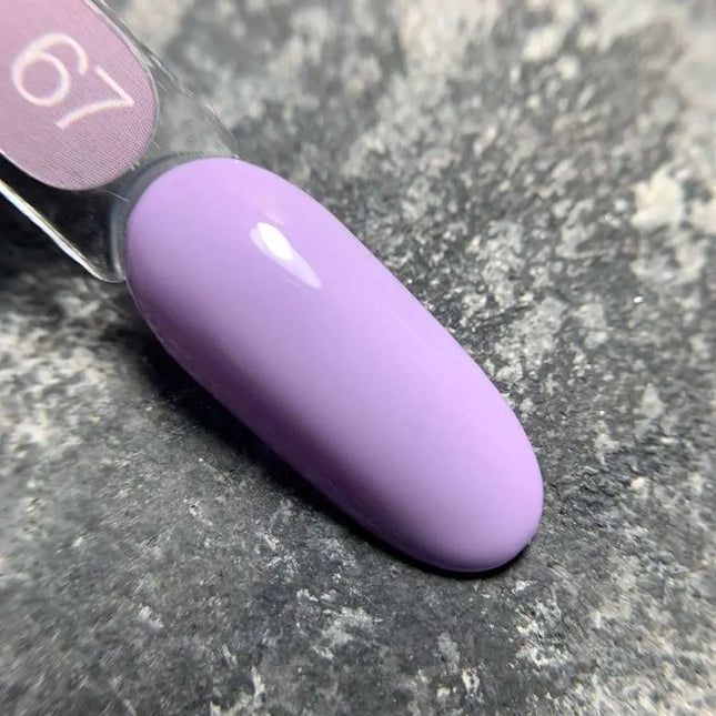 Esmalte en gel Luna Nº067 Color Lila Claro 13ml