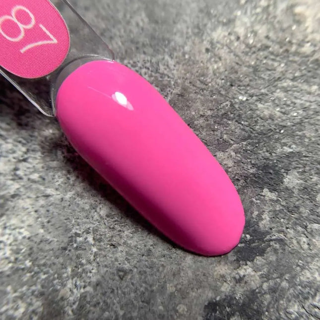 Esmalte en gel Luna Nº087 Color Rosa Persa 13ml