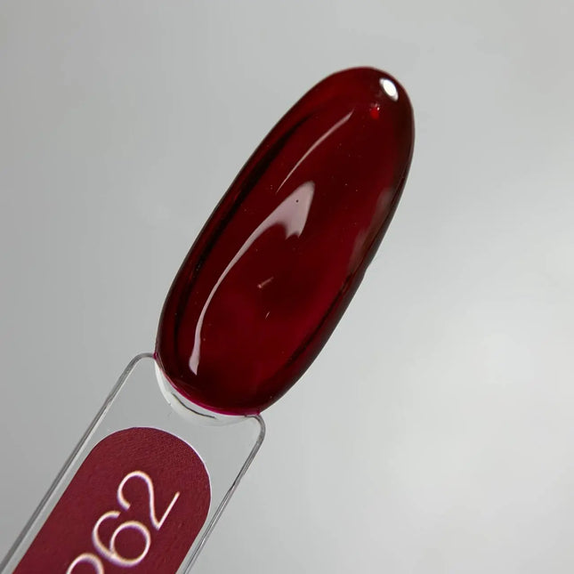 Esmalte en gel Luna Nº262 Kiss Rojo Profundo 8ml