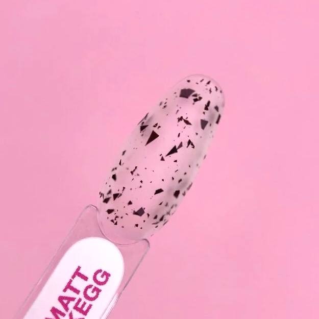 Luna Top Black Egg Matte with black flakes 13ml