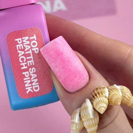 Luna Top Sand Peach Pink Matte with small flakes 13ml