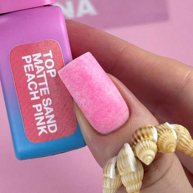 Luna Top Sand Peach Pink Matte with small flakes 13ml