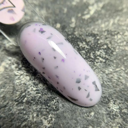 Luna Marble Base №07 Blackberry Yogurt with black and purple foil 13ml
