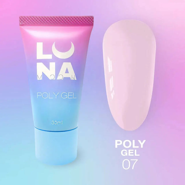 Luna Poly Gel №7 Light Pink 30ml