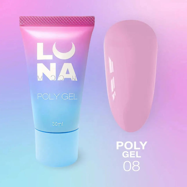 Luna Poly Gel №8 Dark Pink 30ml