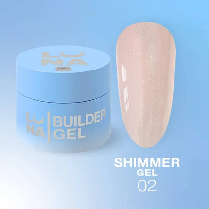 Luna Shimmer Gel №2 Milky Pink 15ml