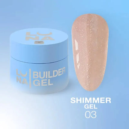 Luna Shimmer Gel №3 Light Peach 15ml