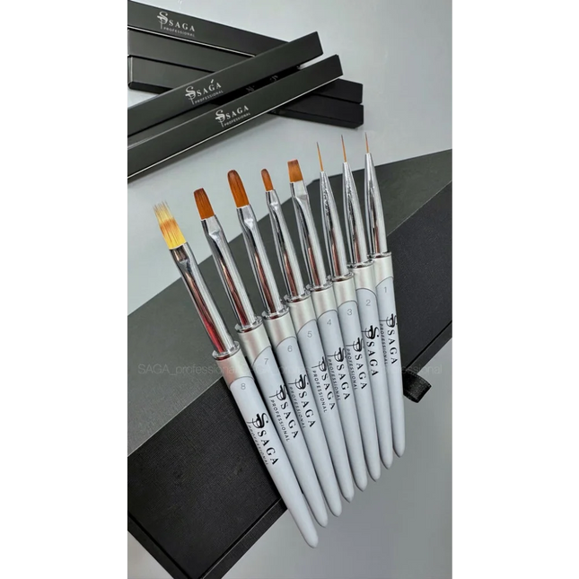 Nail brush Ombre №8 Saga Professional - Nail Art Brushes