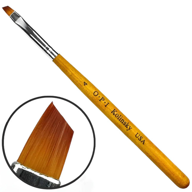 Cepillo para uñas inclinado OPI Kolinsky nº 4