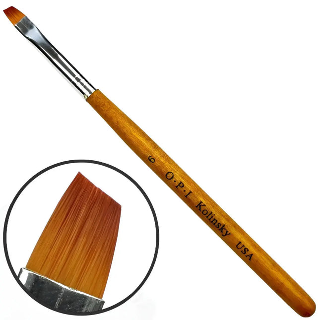 Cepillo para uñas inclinado OPI Kolinsky nº 6