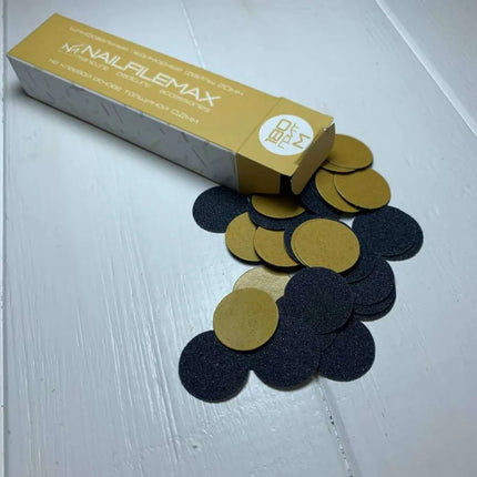Limas desechables para pedicura disco Nailfilemax M 180 de grano 100 unidades