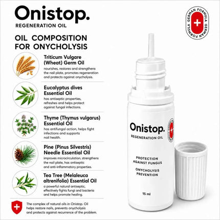 Aceite regenerador contra onicolisis - OniStop 15ml NAILSOFTHEDAY