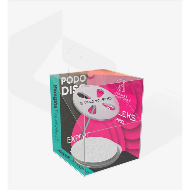 Pododisc Staleks Pro L and set of disposable file 180 grit 5 pc (25 mm) PDset-25 - Pododisc