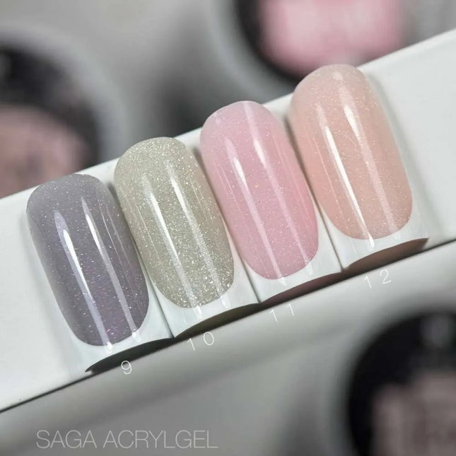 Saga Acryl Gel №09 Gray with shimmer 13ml
