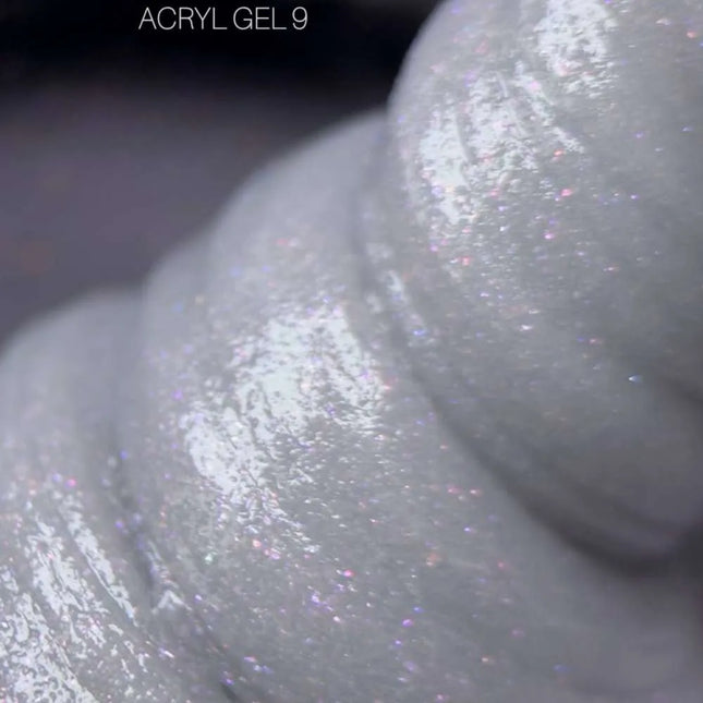 Saga Acryl Gel №09 Gray with shimmer 13ml