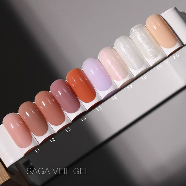 Saga Builder Gel Veil №16 Milky purple 30ml