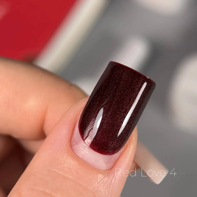 Esmalte en gel Saga Love Red 4 Vino Tinto 10 ml