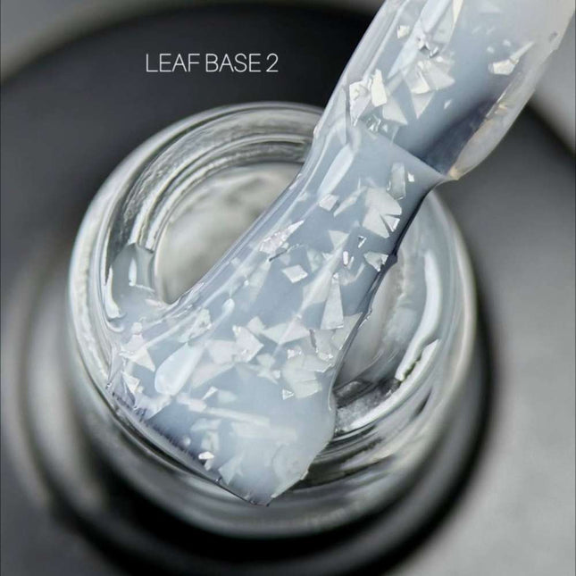 Saga Leaf Base №02 Milk with silver foil 9ml
