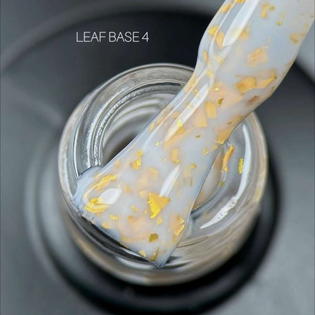 Saga Leaf Base №04 milk with gold foil 9ml