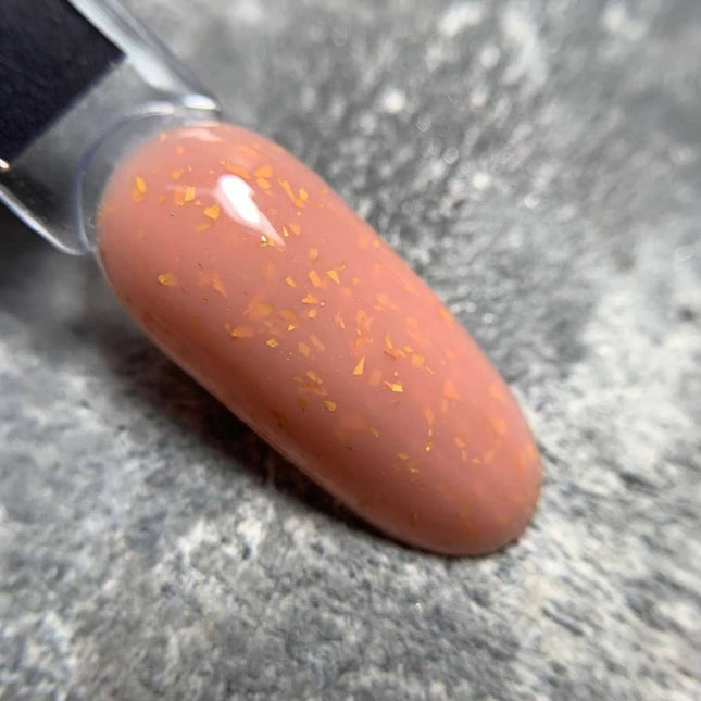 Saga Leaf Base №20 Peach with gold foil 9ml