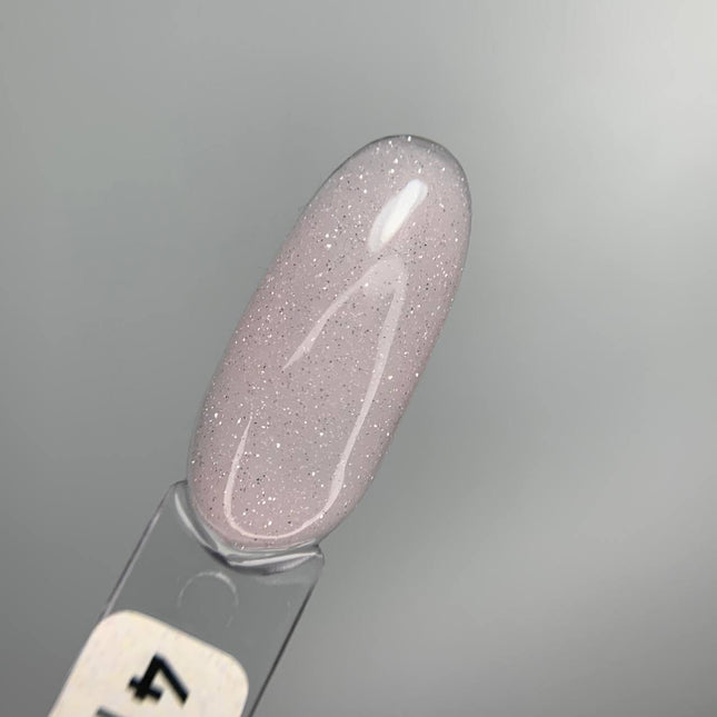 Saga Night Gel №4 Beige with fiery sparkles 15ml