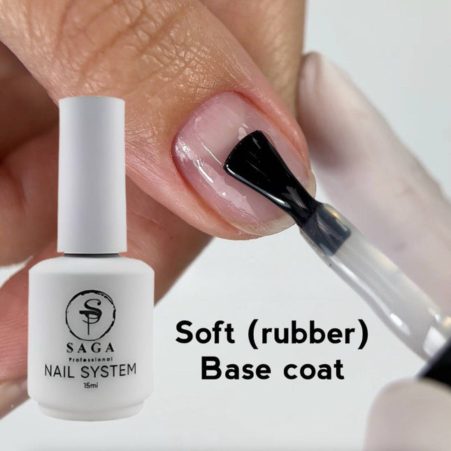 Saga Soft (goma) Capa de base 15ml