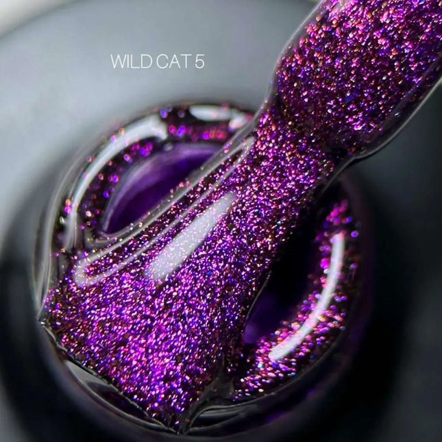 Saga Cat Eye Wild Nº5 Violeta Oro 9ml
