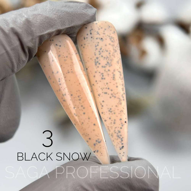 Saga Black Snow №3 Caramelo con migas negras 9ml
