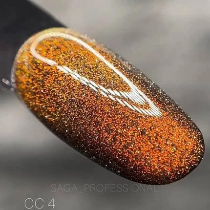 Saga Cat Eye Chameleon №04 Orange Pink 9ml