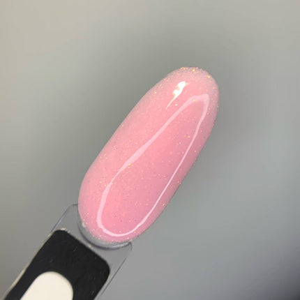 Saga Color Base №09 Flamingo pink with shimmer 10ml