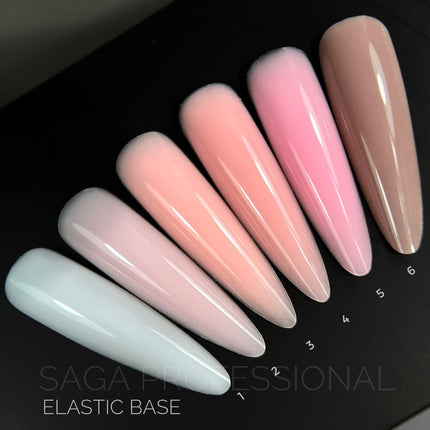 Saga Elastic Capa de base nº4 Durazno 15 ml