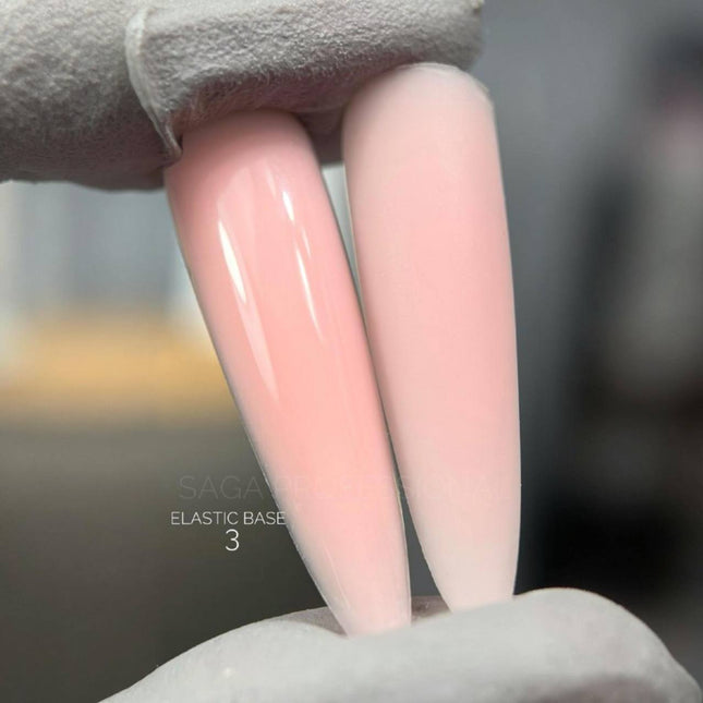 Saga Elastic Capa de base nº3 Beige durazno 15 ml
