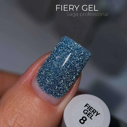 Esmalte de gel Fiery Saga №08 Blue Jay 10ml
