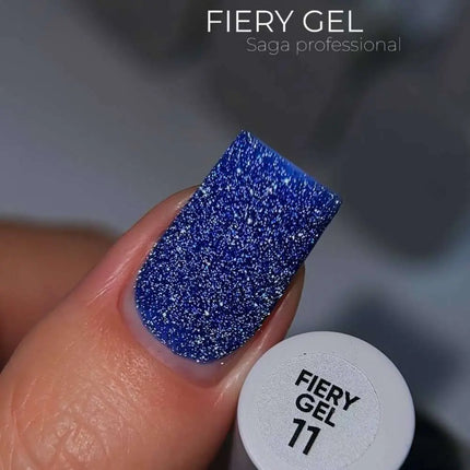 Saga Fiery Gel Polish №11 Blue 10ml